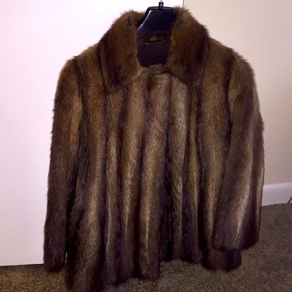 Beautiful Vintage Real Beaver Jacket/Coat